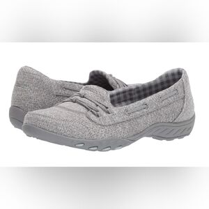 Skechers Women's Breathe Easy-Good Influence Sneaker Size 8.5 Grey NEW